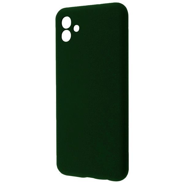 Чехол Silicone Case for Samsung A04 Dark Green (48)