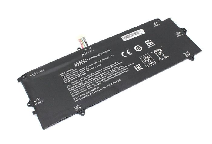 Акумулятор для ноутбука  HP MG04XL Elite x2 1012 G1 7.6V Black 5000mAh OEM