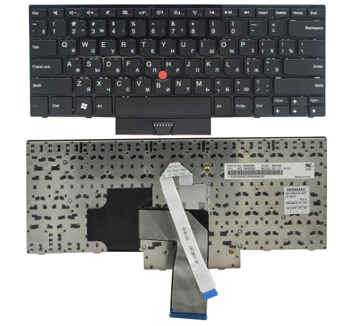 Клавіатура Lenovo IBM ThinkPad Edge E320 E325 E420 E420s E425 чорна Fingerpoint Original PRC (04W2631)