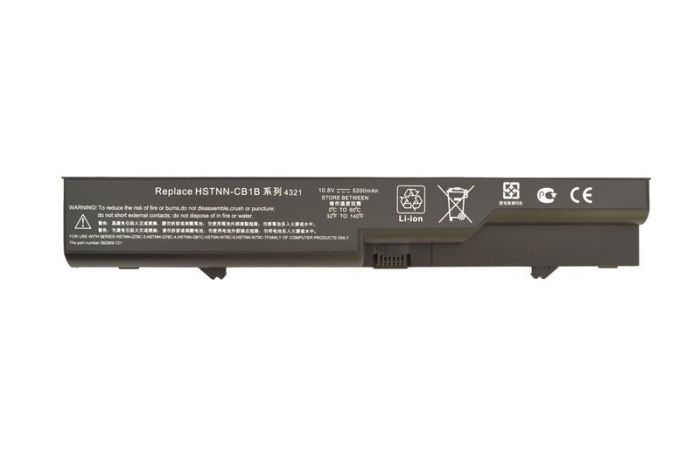 Акумулятор для ноутбука  HP Compaq HSTNN-IB1A ProBook 4320s 10.8V Чорний 5200mAh OEM