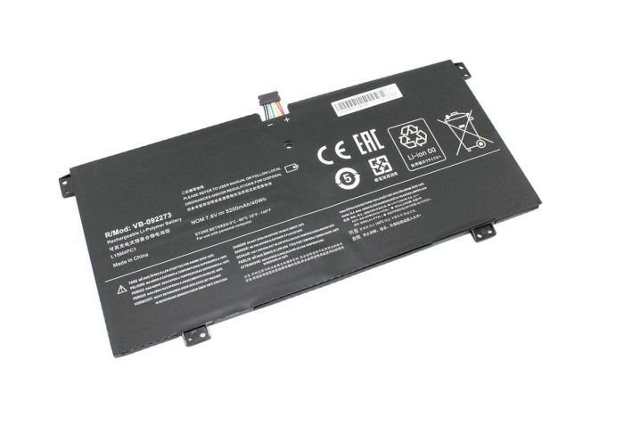 Акумулятор для ноутбука Lenovo L15M4PC1 Yoga 710-11IKB 7.6V Black 5200mAh OEM