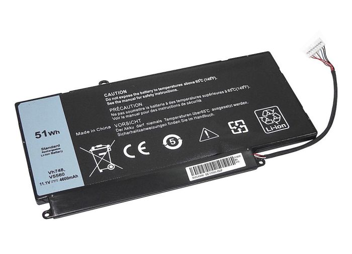 Аккумулятор для ноутбука Dell VH748 Vostro 5560 11.1V Black 4600mAh OEM