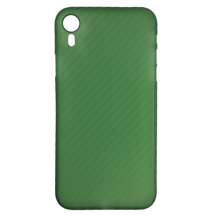 Чехол Anyland Carbon Ultra thin для Apple iPhone XR Green