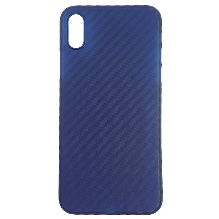 Чехол Anyland Carbon Ultra thin для Apple iPhone X/XS Blue