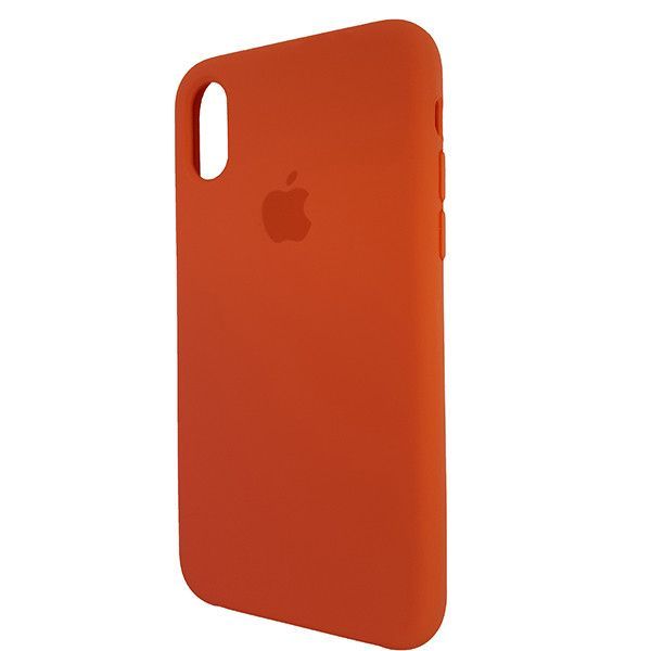 Чехол Copy Silicone Case iPhone X/XS Orange (13)