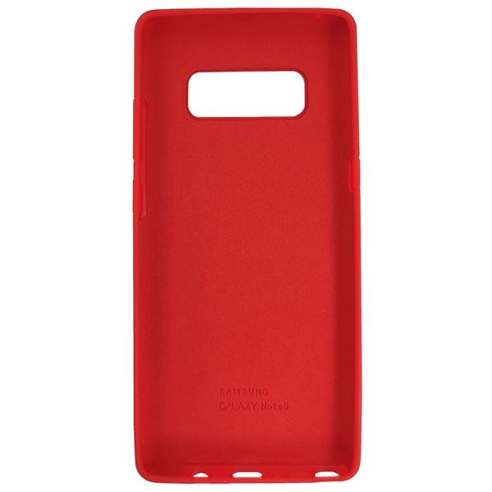 Чехол Silicone Case for Samsung Note 8 Red (14)