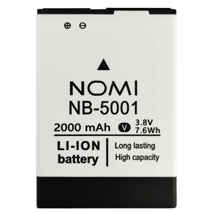 Аккумулятор для Original PRC Nomi i5001 Evo M3, NB-5001 (2000 mAh)