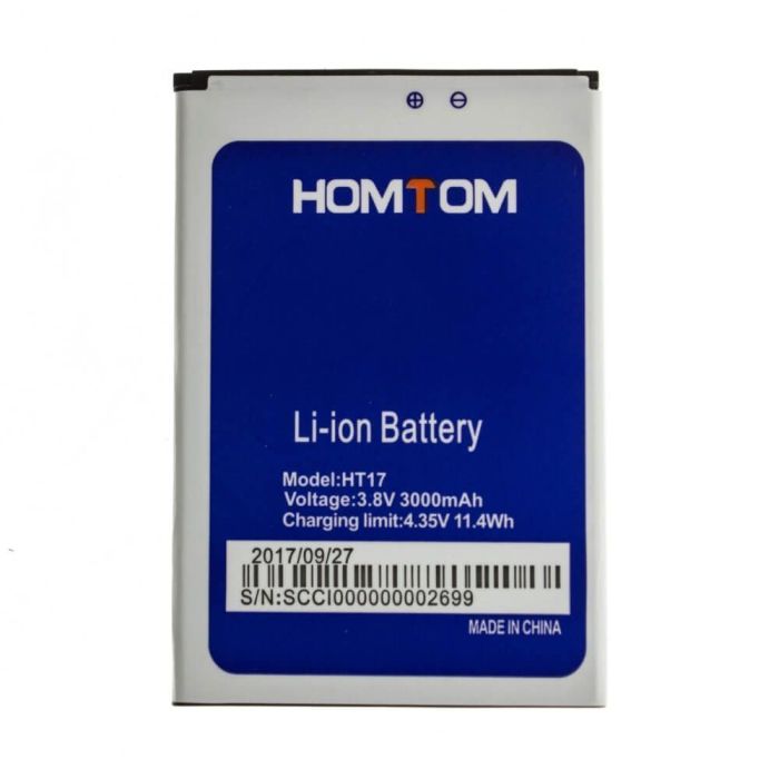 Аккумулятор для Homtom HT17, HT17 Pro (3000mAh) Original PRC