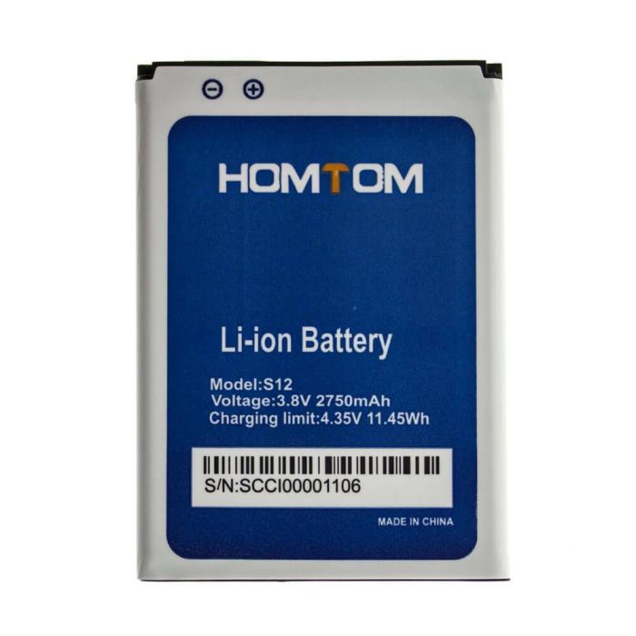 Аккумулятор для Homtom S12 (2750mAh) Original PRC