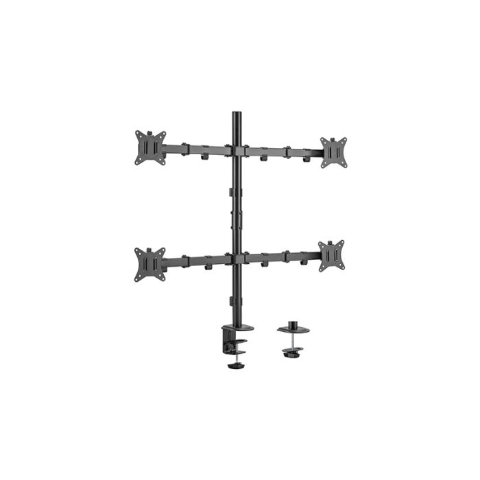 Настільне кріплення HiSmart для чотирьох моніторів 17"-32"