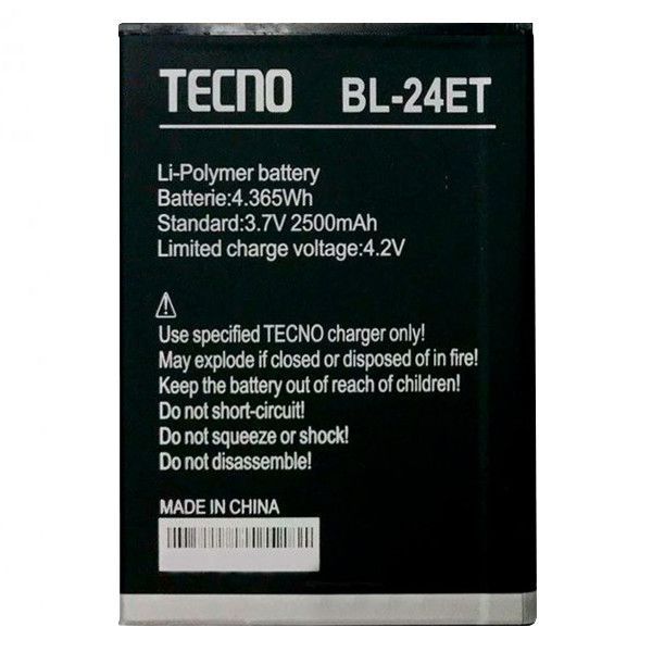Аккумулятор Original PRC Tecno POP 1 Pro, BL-24ET (2350 mAh)