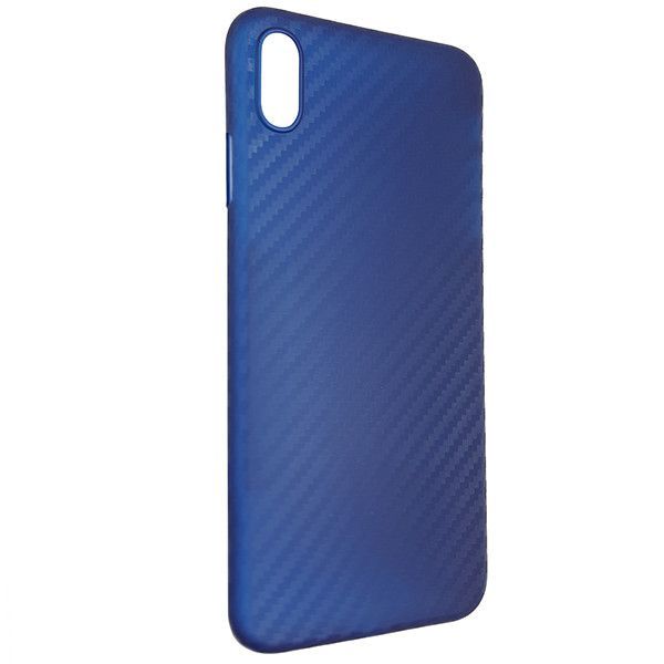 Чехол Anyland Carbon Ultra thin для Apple iPhone XS Max Blue