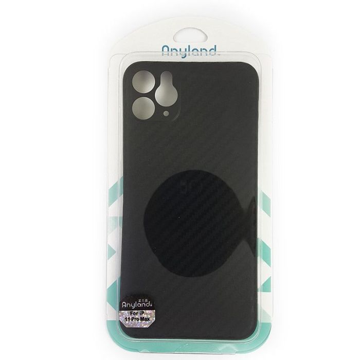 Чехол Anyland Carbon Ultra thin для Apple iPhone 11 Pro Max Black