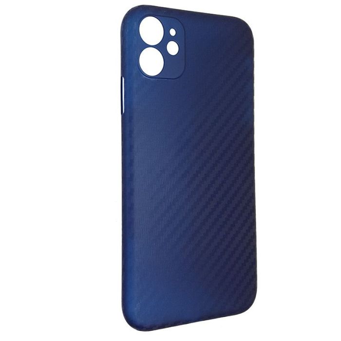 Чехол Anyland Carbon Ultra thin для Apple iPhone 11 Blue