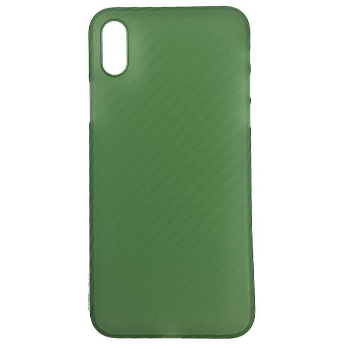 Чохол Anyland Carbon Ultra thin для Apple iPhone X/XS Green