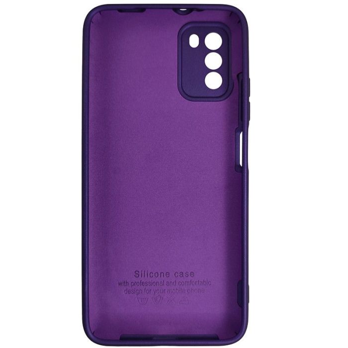 Чехол Silicone Case for Poco M3 Purple (30)