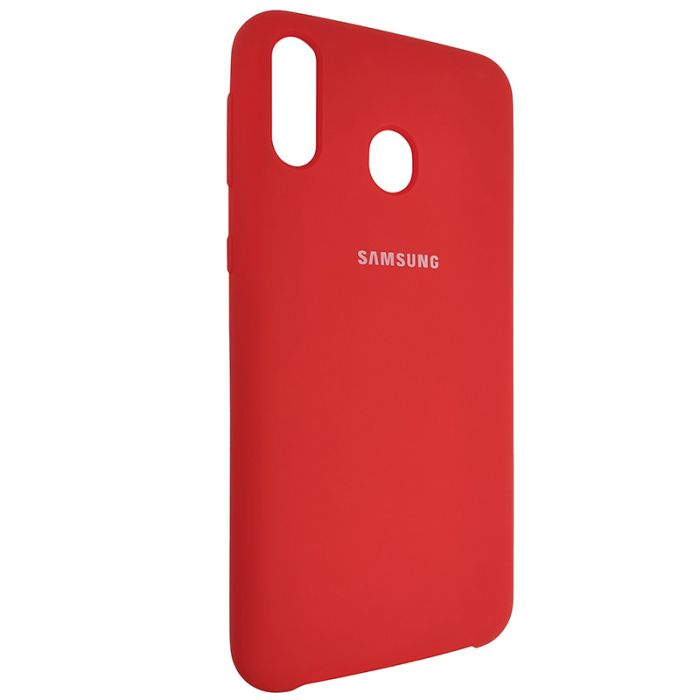 Чехол Silicone Case for Samsung M20 Red (14)