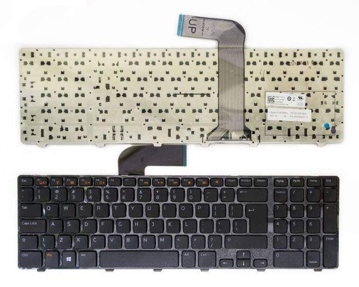 Клавиатура для ноутбука DELL Inspiron 17R, Vostro 3750, XPS 17 черный, черный фрейм