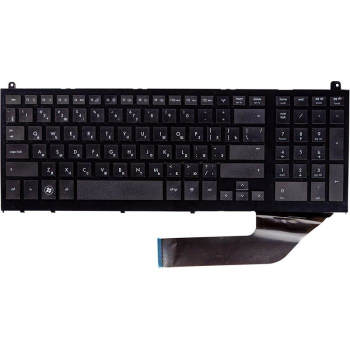 Клавіатура для ноутбука HP ProBook 4720s Чорна, чорна рамка