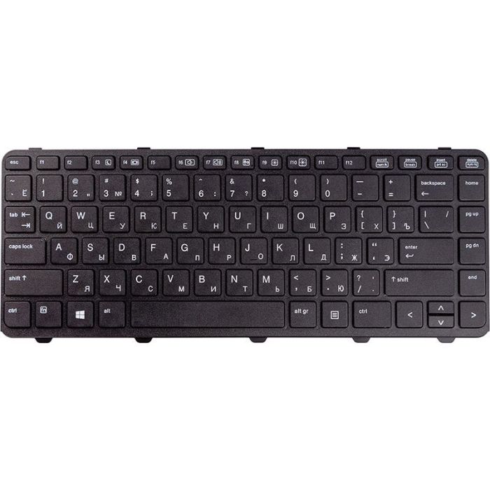 Клавіатура для ноутбука HP ProBook 430 G1 чорний, чорний кадр