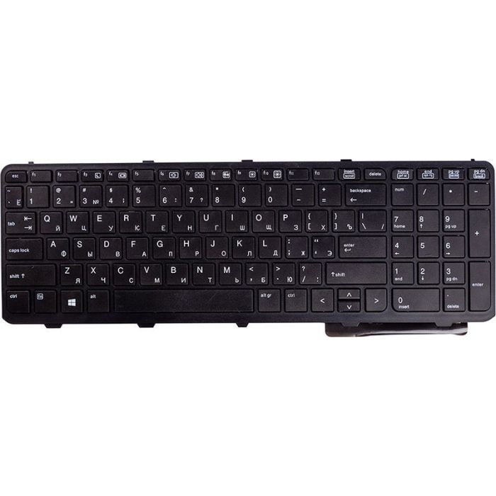 Клавиатура для ноутбука HP ProBook 650 G1 черный, черный фрейм