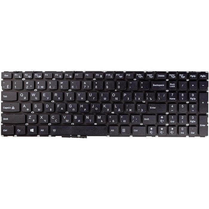 Клавіатура для ноутбука Lenovo Erazer Y50, Y50-70, Ideapad U530 чорний