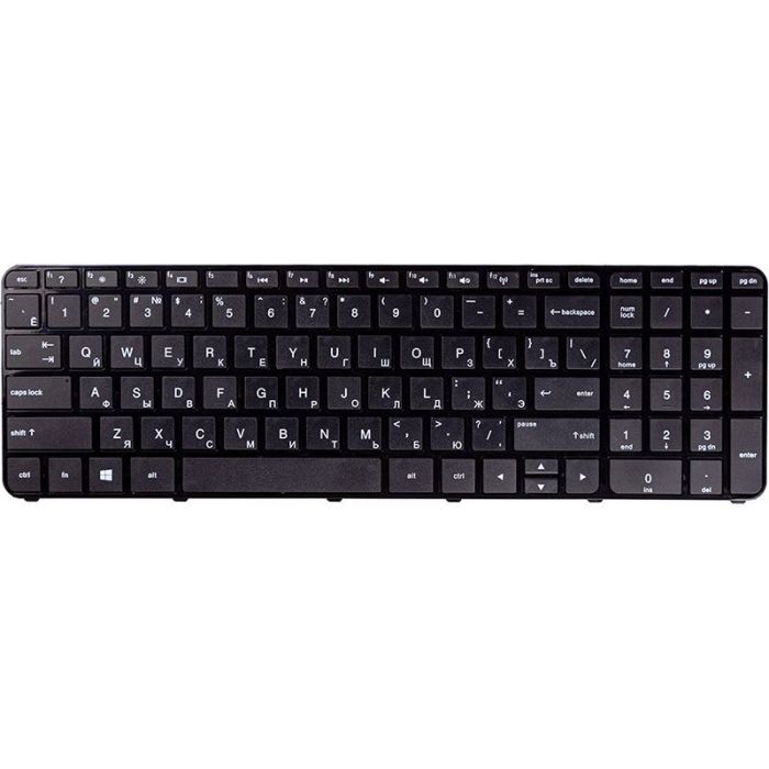 Клавиатура для ноутбука HP Pavilion 15-B, Sleekbook Ultrabook 701684-001 черный, черный фрейм