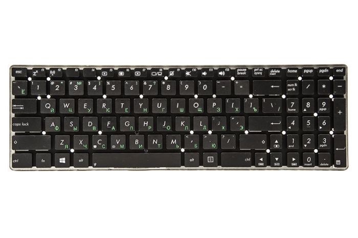Клавиатура для ноутбука Asus K55, K75A, K75VD черный, без фрейма