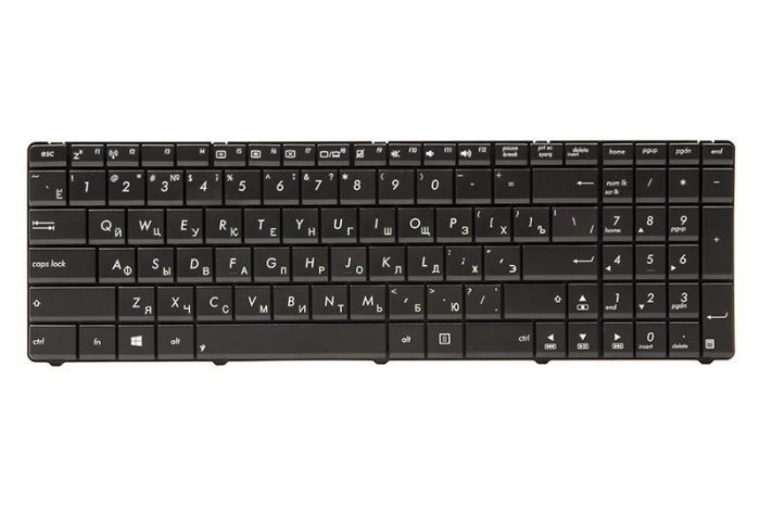 Клавіатура для ноутбука Asus A52, K52, X54 (N53 version) чорний, чорний кадр
