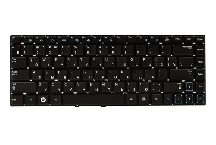 Клавиатура для ноутбука Samsung 300E4A черный, без фрейма