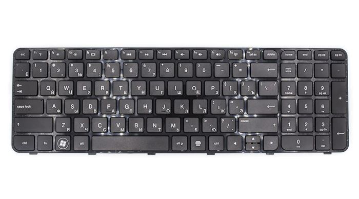Клавіатура для ноутбука HP Pavilion G6-2000 чорний, чорний кадр