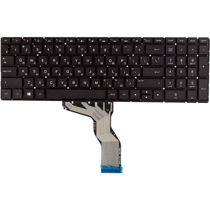 Клавіатура для ноутбука HP 250 G6, 258 G6 з підсвічуванням