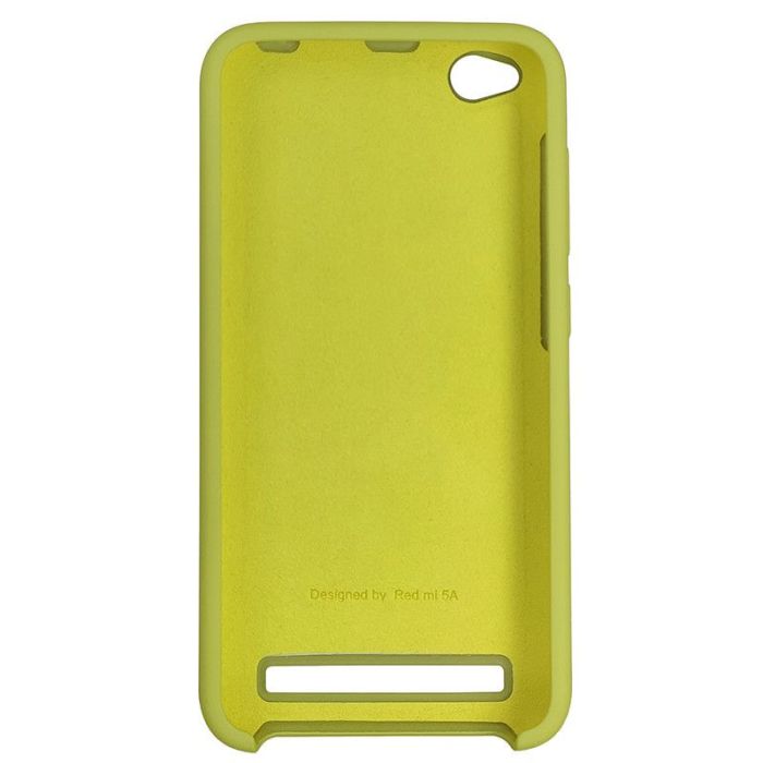 Чехол Silicone Case for Xiaomi Redmi 5A Yellow-Green (34)