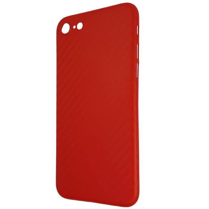 Чехол Anyland Carbon Ultra thin для Apple iPhone 7/8/SE Red