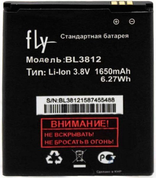 Аккумулятор для Original PRC FLY iQ4416, BL3812 (1650 mAh)