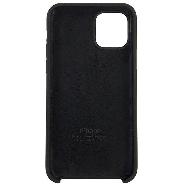 Чехол Copy Silicone Case iPhone 11 Black (18)