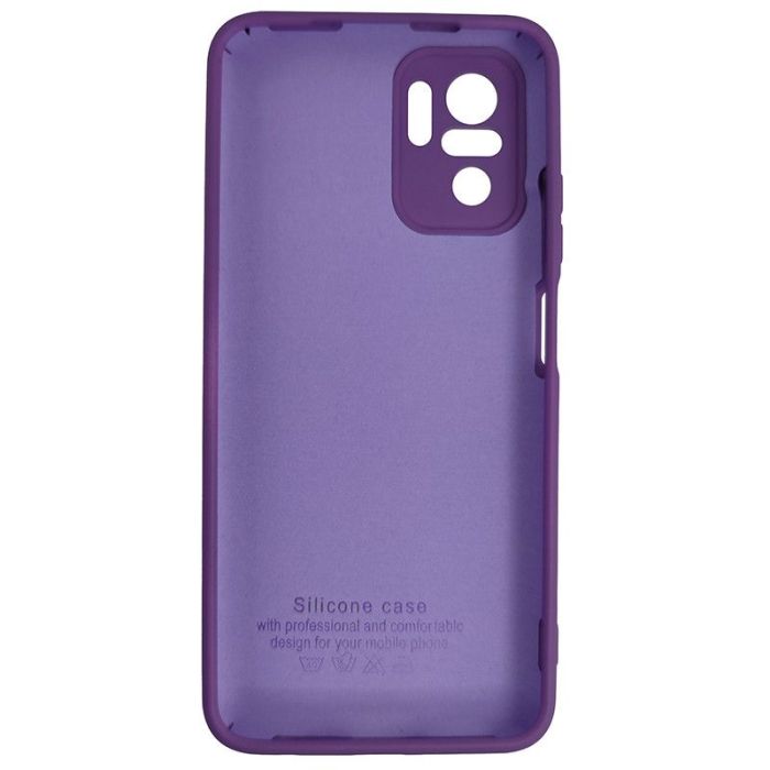 Чехол Silicone Case for Xiaomi Redmi Note 10 Light Violet (41)