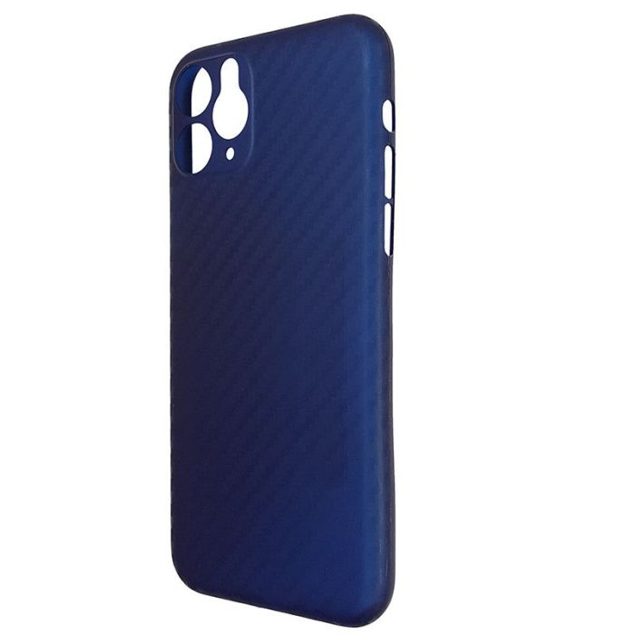 Чехол Anyland Carbon Ultra thin для Apple iPhone 11 Pro Blue