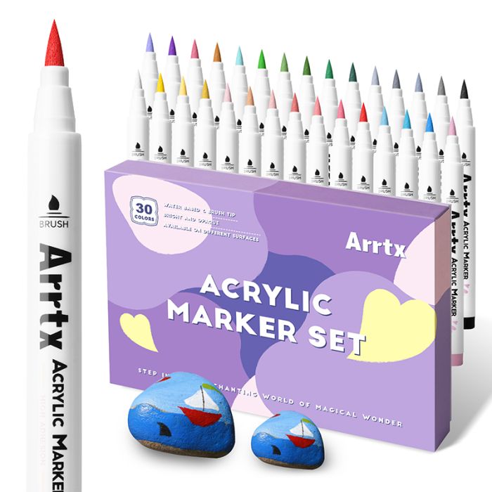 Акрилові маркери Arrtx AACM-0530A, 30 кольорів
