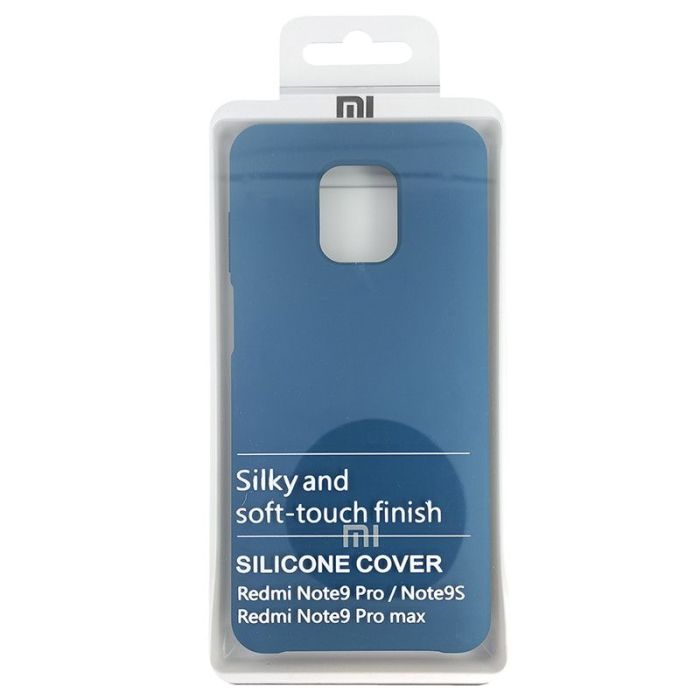 Чохол Silicone Case for Xiaomi Redmi Note 9S/9 Pro Cobalt Blue (40)
