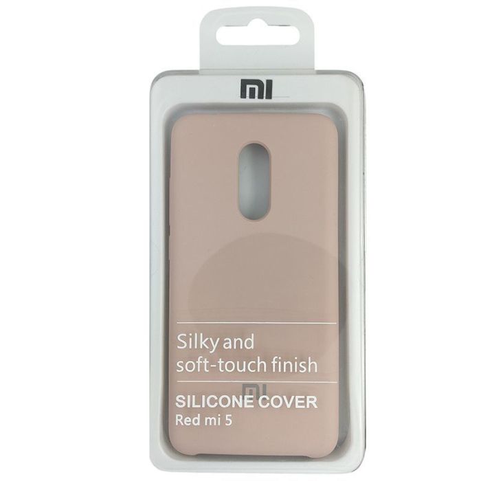 Чехол Silicone Case for Xiaomi Redmi 5 Sand Pink (19)