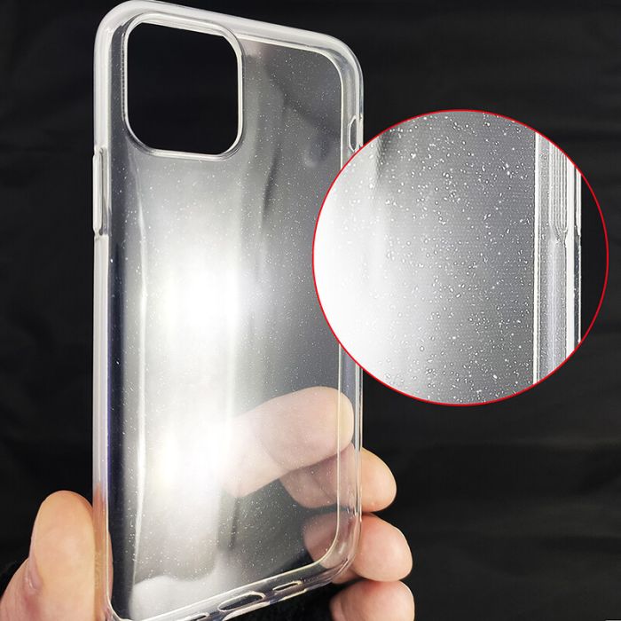 Чохол Molan Cano Silicone Glitter Clear Case iPhone 12 mini