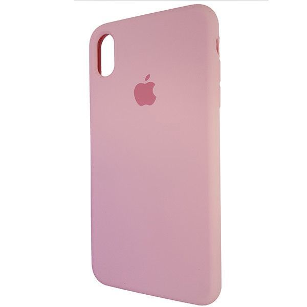 Чехол Copy Silicone Case iPhone XS Max Light Pink (6)
