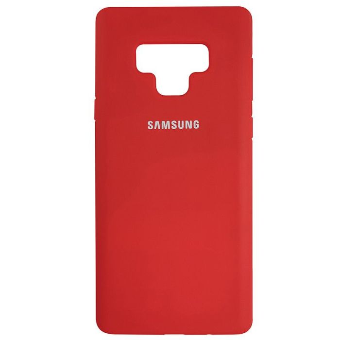 Чехол Silicone Case for Samsung Note 9 Red (14)