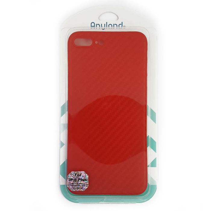 Чехол Anyland Carbon Ultra thin для Apple iPhone 7 Plus/8 Plus Red