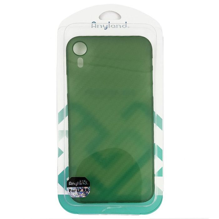 Чохол Anyland Carbon Ultra thin для Apple iPhone XR Green