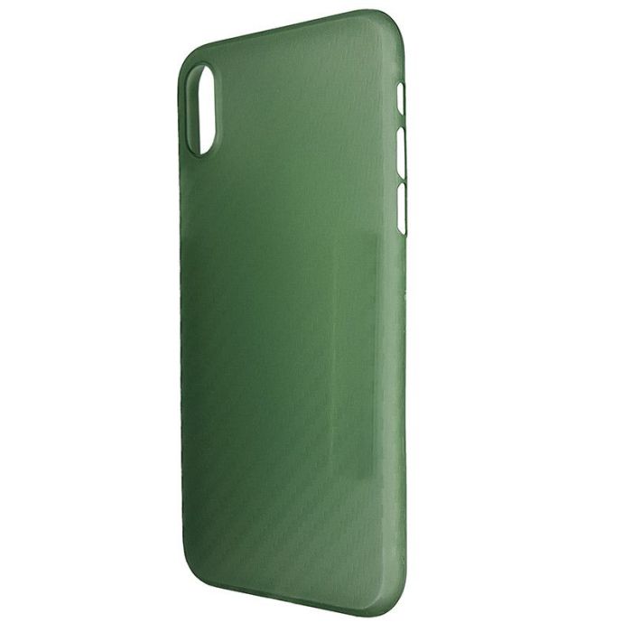 Чохол Anyland Carbon Ultra thin для Apple iPhone X/XS Green