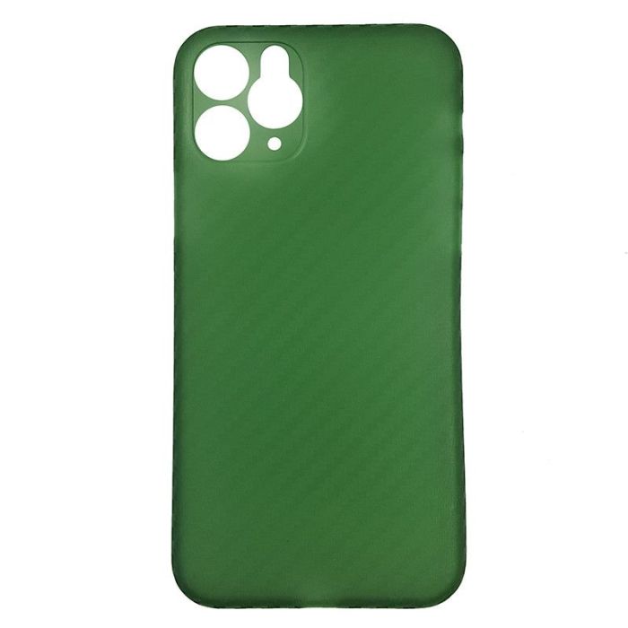 Чехол Anyland Carbon Ultra thin для Apple iPhone 11 Pro Green