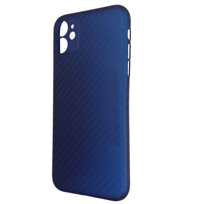 Чехол Anyland Carbon Ultra thin для Apple iPhone 11 Blue