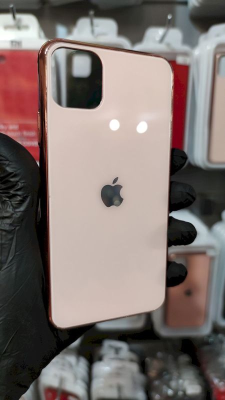 Чехол Glass Case для Apple iPhone 11 Pro Max Light Pink